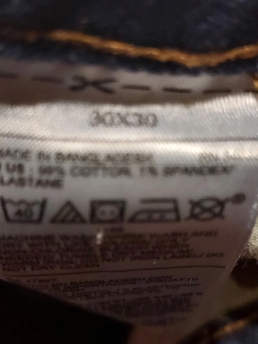 Old Navy Men's Slim Straight Dark Indigo Jeans 30x30